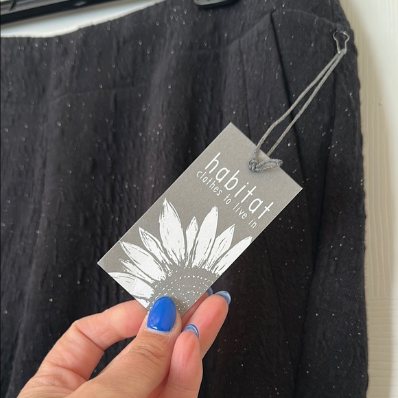 Habitat Black Speckled Tapered Pants - Picture 5 of 7